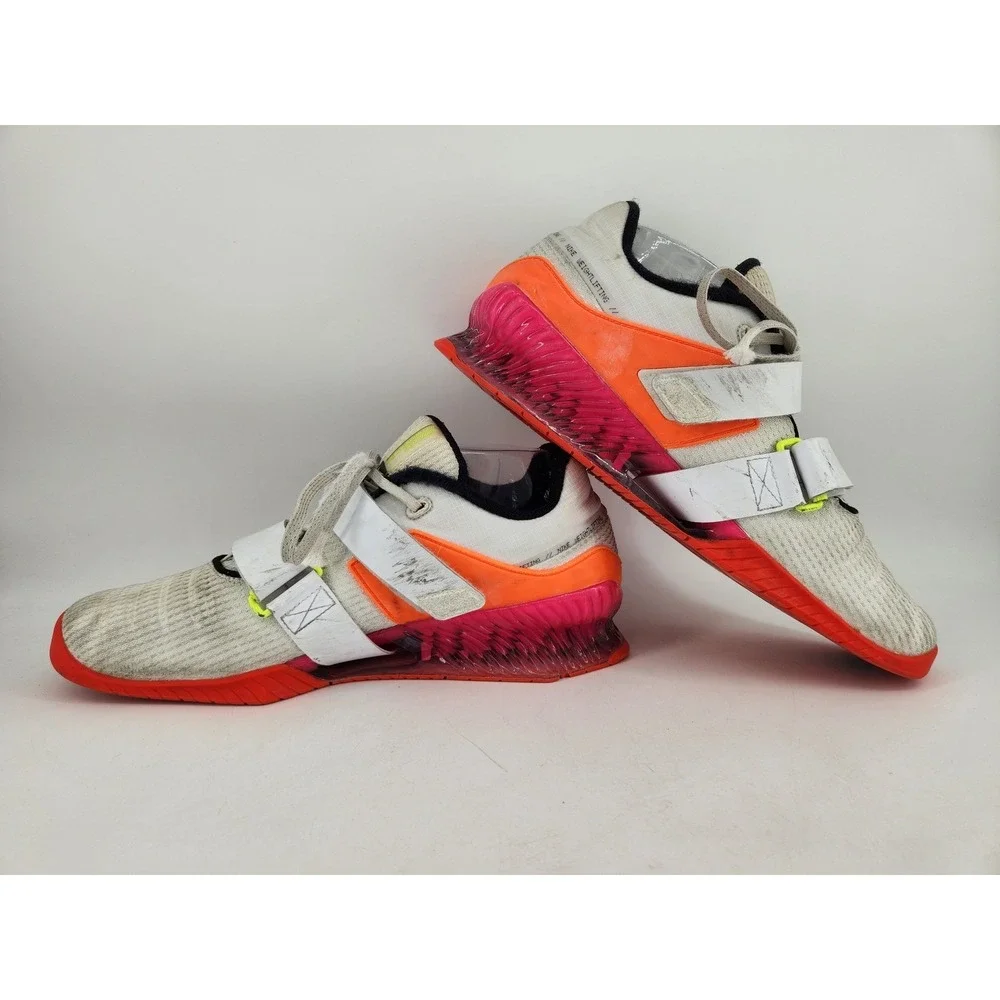 Nike Romaleos 4 SE Rawdacious Weightlifting‎ Shoes Mens 11 White/Pink DJ4487-121
